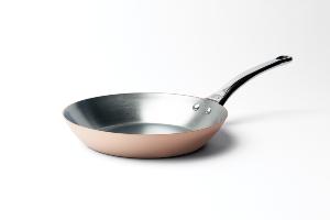 Poêle en cuivre induction De Buyer Prima Matera 24 cm - manche inox