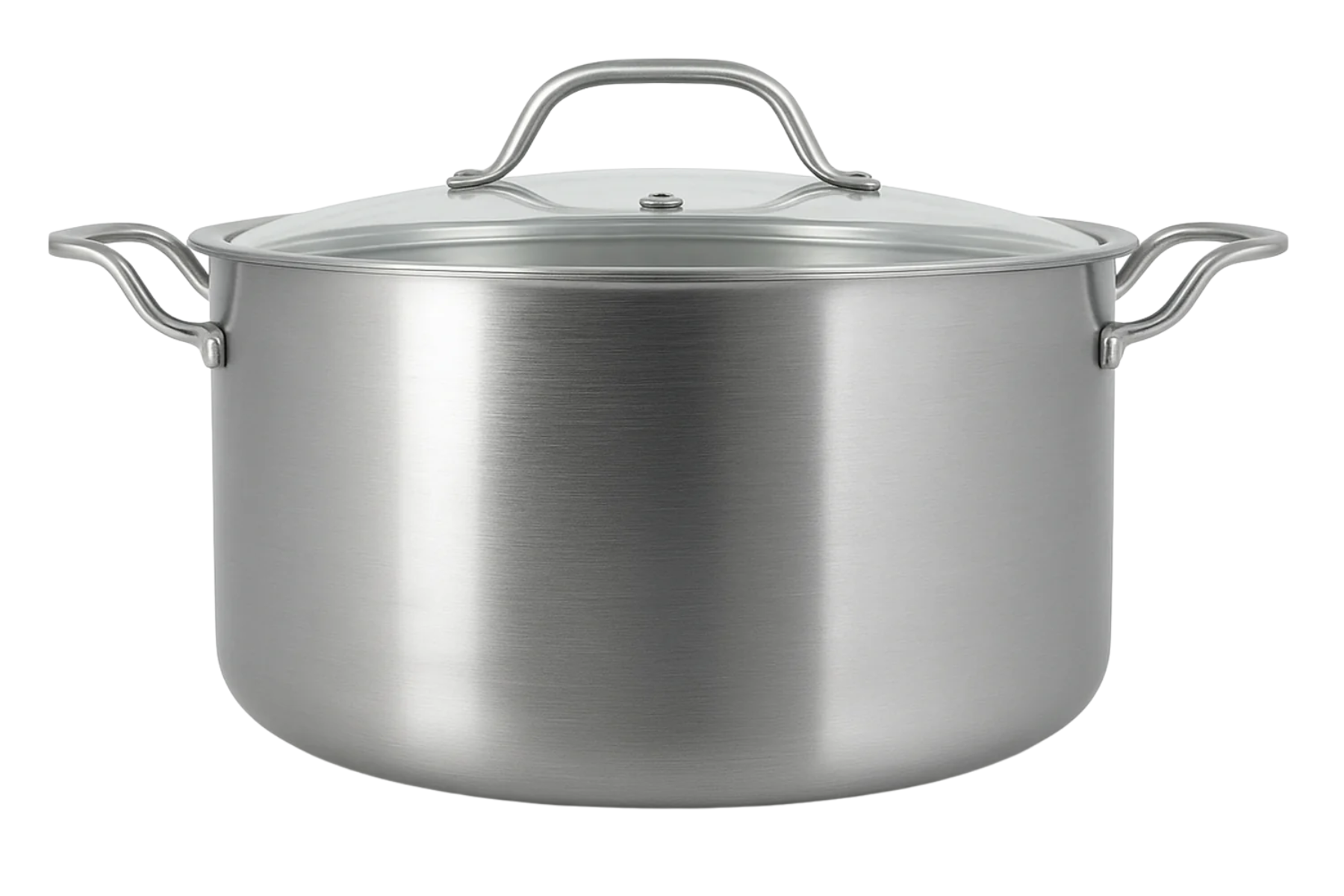 Faitout inox Triply Menastyl 24 cm - couvercle verre