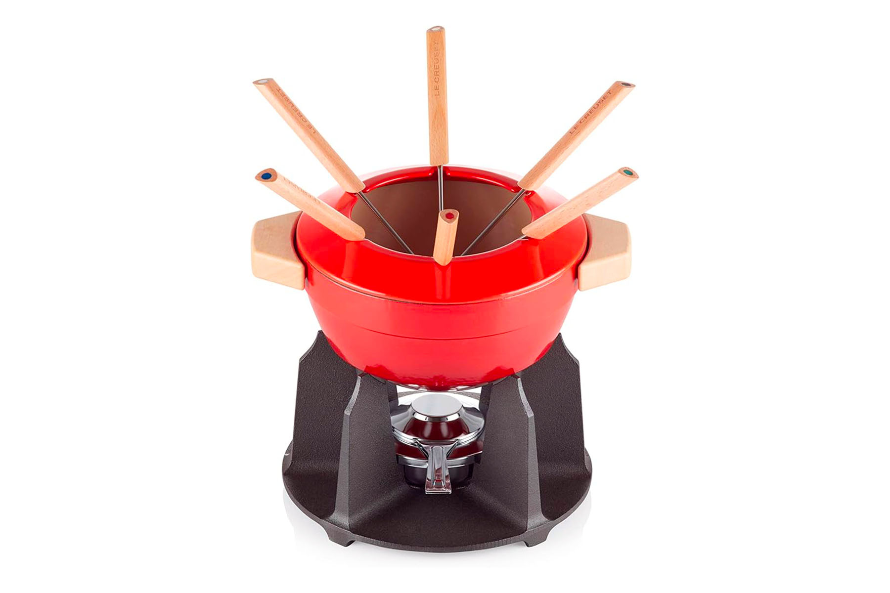 Service à fondue en fonte Le Creuset Cerise - 22 cm