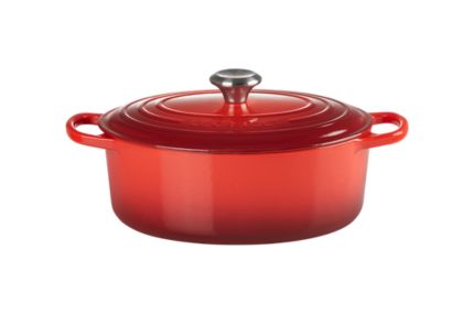 Cocotte en fonte Le Creuset ovale Cerise - 40 cm