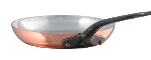 Poêle en cuivre étamé Mauviel M'Tradition 26 cm - manche en fonte