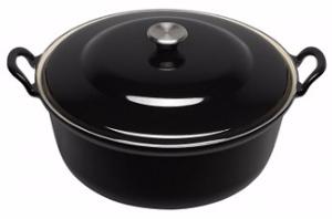 Faitout en fonte Le creuset noir onyx - 24 cm