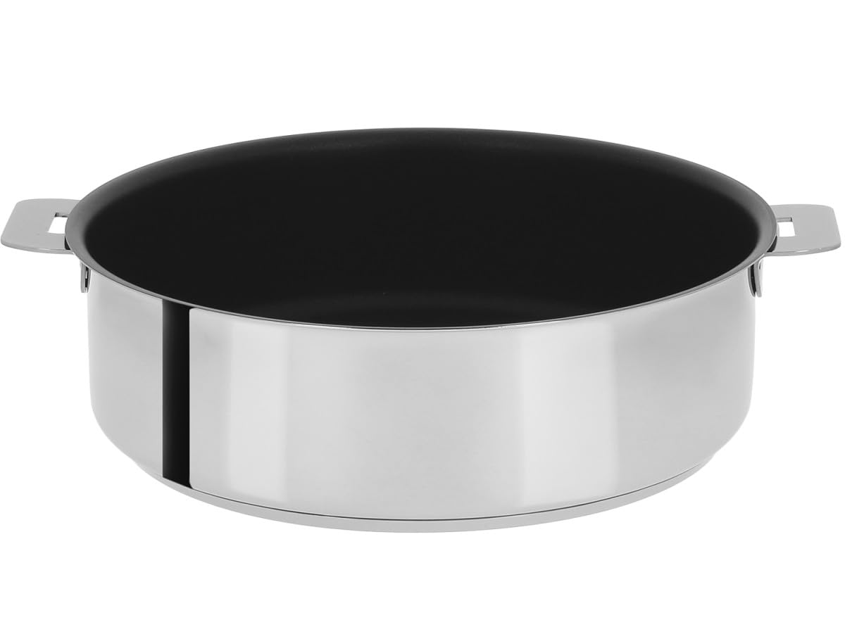 Sauteuse inox antiadhésive Cristel Mutine amovible - 28 cm