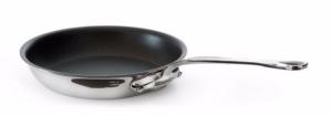 Poêle inox antiadhésive Mauviel M'Cook 26 cm - manche fonte d'inox