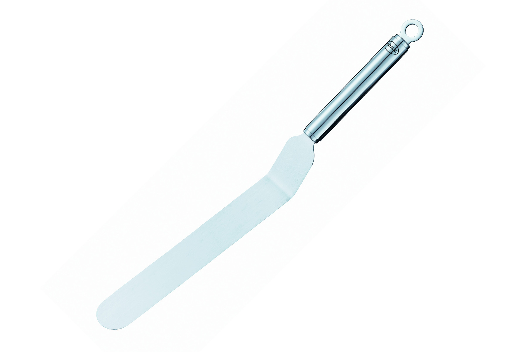 Spatule coudée 37,5 cm en acier inoxydable Rösle