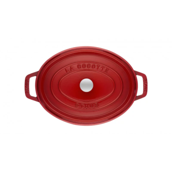Cocotte en fonte Staub ovale cerise - 23 cm