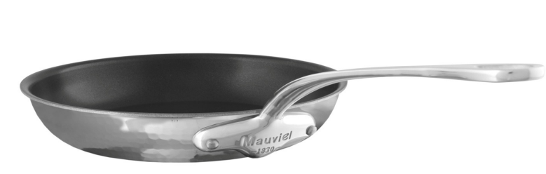 Poêle inox martelé antiadhésive Mauviel M'Elite 28 cm - manche fonte d'inox