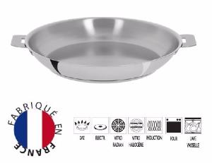 Poêle inox Cristel Mutine amovible - 22 cm