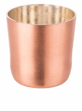 Pot à sauce en cuivre brossé Mauviel - 8 cm