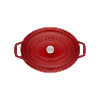 Cocotte en fonte Staub ovale cerise - 23 cm