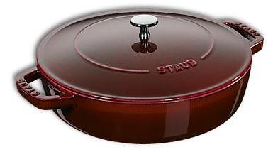 Sauteuse Chistera en fonte Staub grenadine - 24 cm
