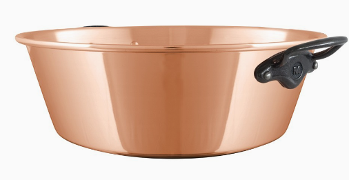 Bassine à confiture Mauviel M'passion - lisse monture fonte par électrolyse 30 cm