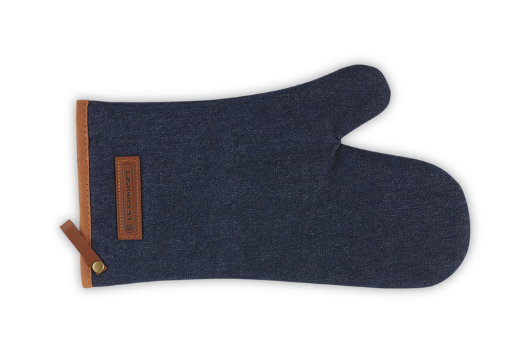 Gant de cuisine le creuset en coton thermorésistant denim