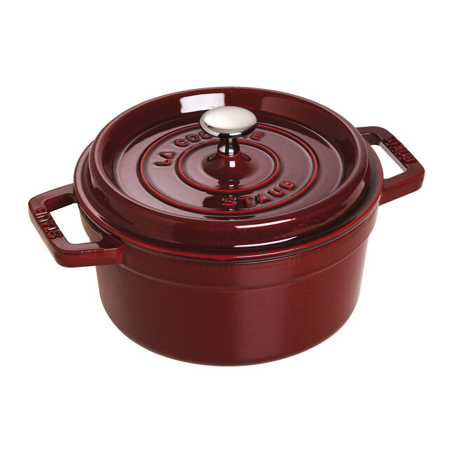 Cocotte en fonte Staub ronde grenadine - 22 cm