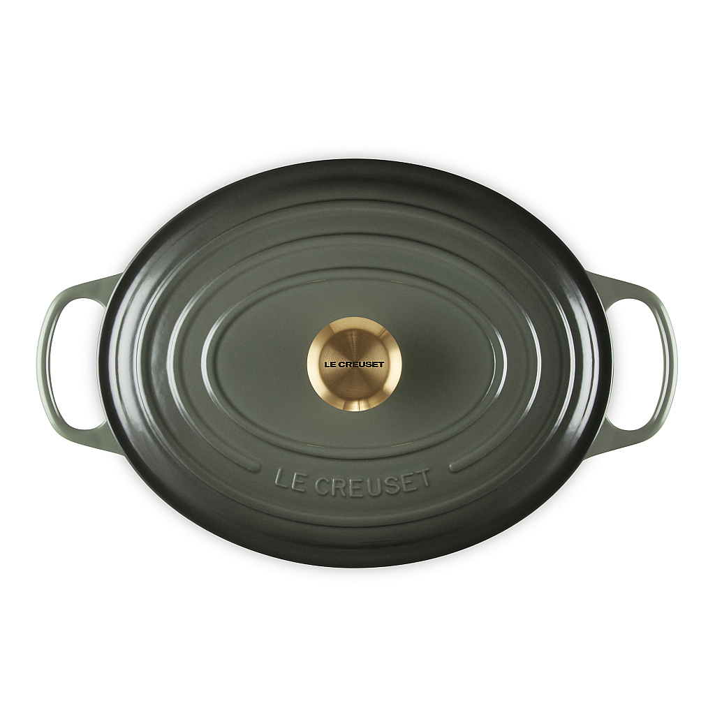 Cocotte en fonte Le Creuset ovale Thym - 31 cm