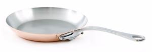 Poêle en cuivre Mauviel M'Héritage 26 cm - manche fonte d'inox