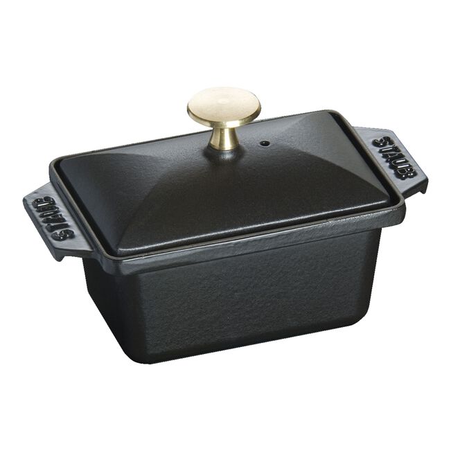Terrine en fonte Staub noir mat - 15 x 11 cm