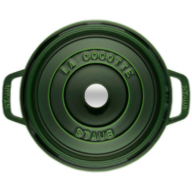 Cocotte Staub en fonte 24 cm Basilic