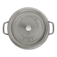 Cocotte Staub en fonte 24 cm Gris graphite